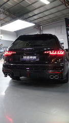 Audi S4 B9.5 2020-ON with Aftermarket Parts - Rear Diffuser & Canards V1 Style Pre-preg Carbon Fiber from Karbel Carbon