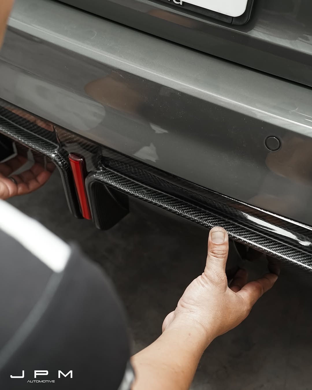 Audi S4 B9.5 2020-ON with Aftermarket Parts - Rear Diffuser & Canards V1 Style Pre-preg Carbon Fiber from Karbel Carbon