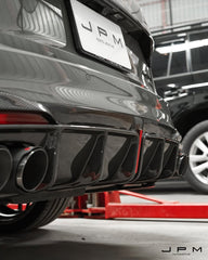 Audi S4 B9.5 2020-ON with Aftermarket Parts - Rear Diffuser & Canards V1 Style Pre-preg Carbon Fiber from Karbel Carbon