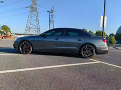 Audi S4 B9.5 2020-ON with Aftermarket Parts - Rear Diffuser & Canards V1 Style Pre-preg Carbon Fiber from Karbel Carbon