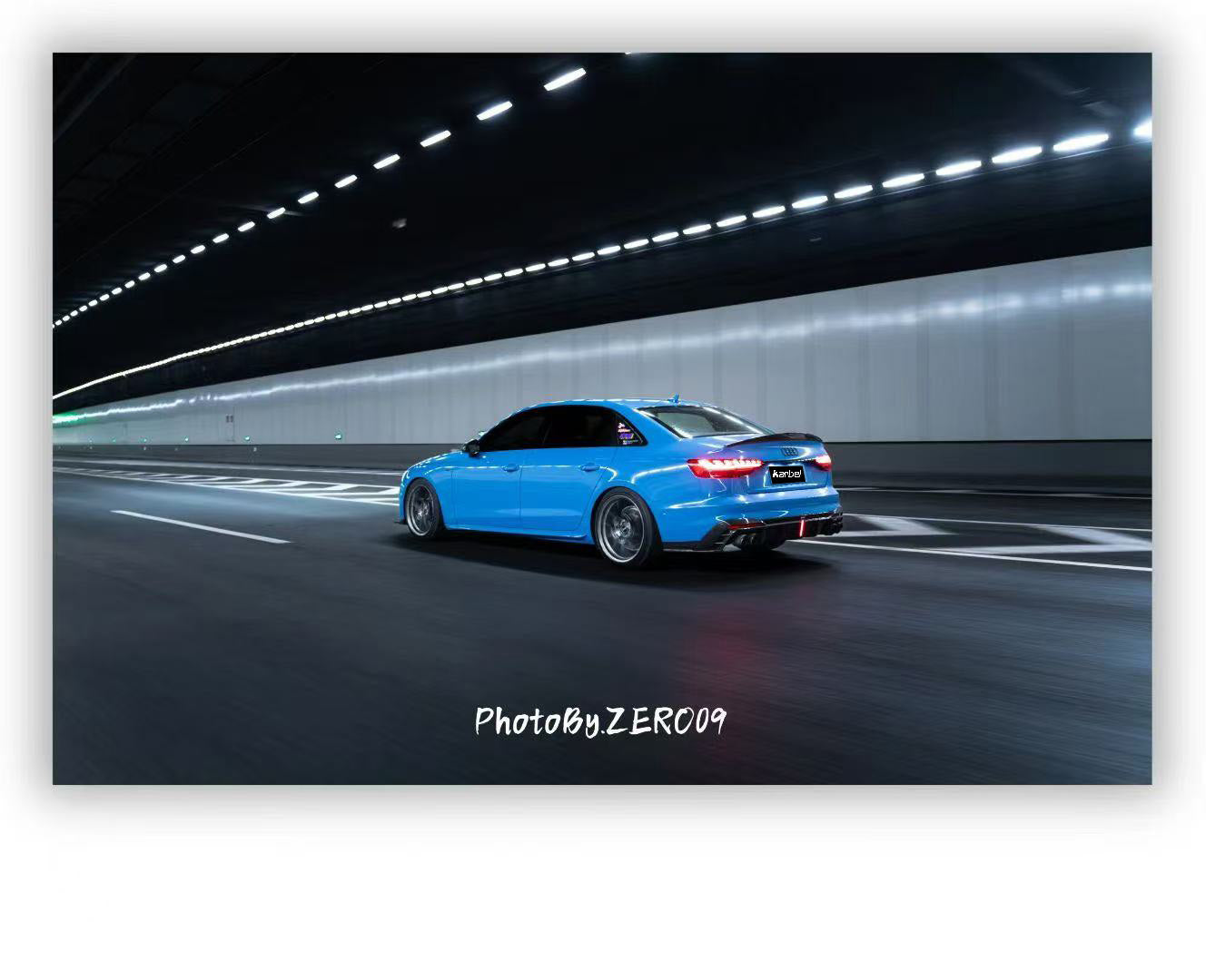 Audi S4 B9.5 2020-ON with Aftermarket Parts - Rear Diffuser & Canards V1 Style Pre-preg Carbon Fiber from Karbel Carbon