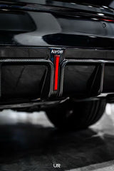 Audi S4 B9.5 2020-ON with Aftermarket Parts - Rear Diffuser & Canards V1 Style Pre-preg Carbon Fiber from Karbel Carbon