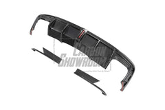 Audi S4 B9.5 2020-ON with Aftermarket Parts - Rear Diffuser & Canards V1 Style Pre-preg Carbon Fiber from Karbel Carbon
