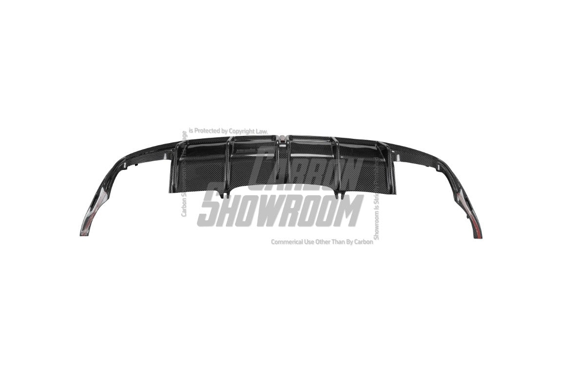 Audi S4 B9.5 2020-ON with Aftermarket Parts - Rear Diffuser & Canards V1 Style Pre-preg Carbon Fiber from Karbel Carbon