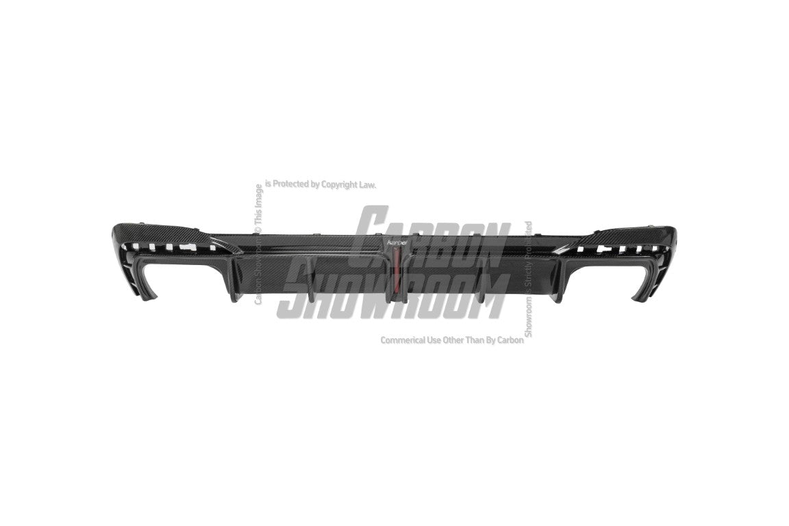 Audi S4 B9.5 2020-ON with Aftermarket Parts - Rear Diffuser & Canards V1 Style Pre-preg Carbon Fiber from Karbel Carbon