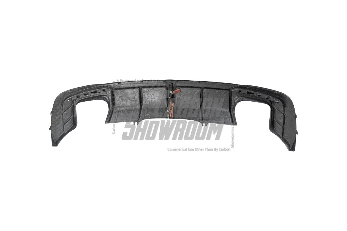 Audi S4 B9.5 2020-ON with Aftermarket Parts - Rear Diffuser & Canards V1 Style Pre-preg Carbon Fiber from Karbel Carbon