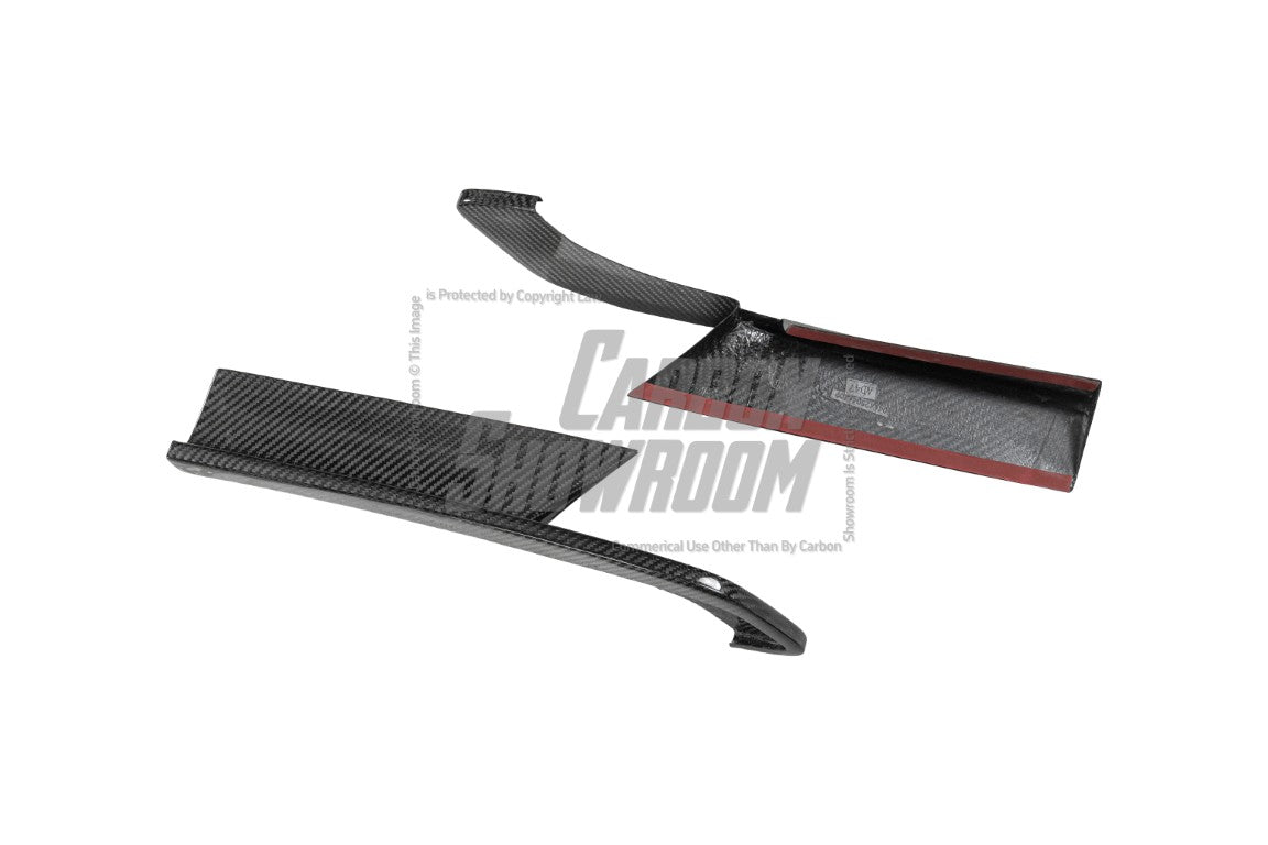 Audi S4 B9.5 2020-ON with Aftermarket Parts - Rear Diffuser & Canards V1 Style Pre-preg Carbon Fiber from Karbel Carbon