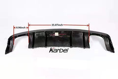 Audi S4 B9.5 2020-ON with Aftermarket Parts - Rear Diffuser & Canards V1 Style Pre-preg Carbon Fiber from Karbel Carbon