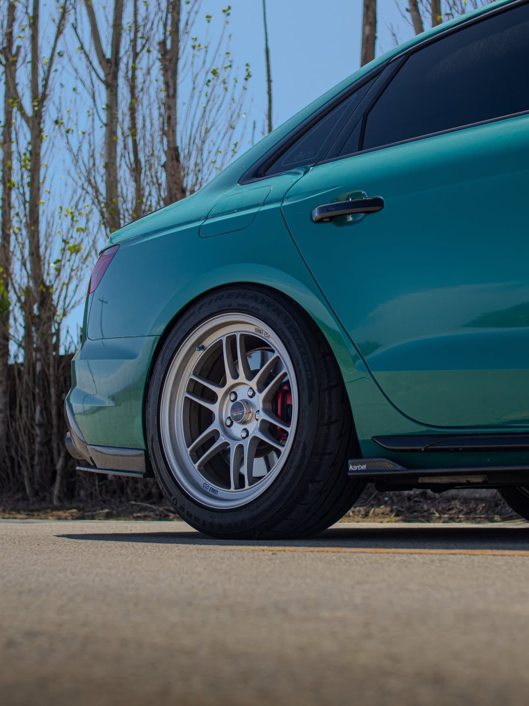 Audi S4 A4 B9 / B9.5 2017-ON with Aftermarket Parts - Side Skirts & Upper Side Skirt Trim Pre-preg Carbon Fiber from Karbel Carbon