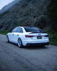 Audi S4 A4 B9 / B9.5 2017-ON with Aftermarket Parts - Side Skirts & Upper Side Skirt Trim Pre-preg Carbon Fiber from Karbel Carbon