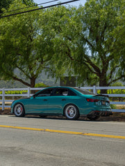 Audi S4 B9.5 2020-ON with Aftermarket Parts - Rear Diffuser & Canards V1 Style Pre-preg Carbon Fiber from Karbel Carbon