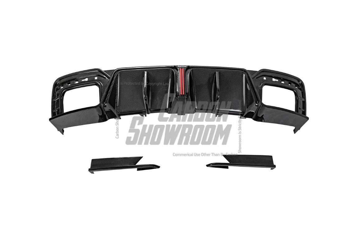 Audi S4 B9.5 2020 2021 2022 2023 2024 with Aftermarket Parts - V3 Rear Diffuser & Canards Pre-preg Carbon Fiber from Karbel Carbon