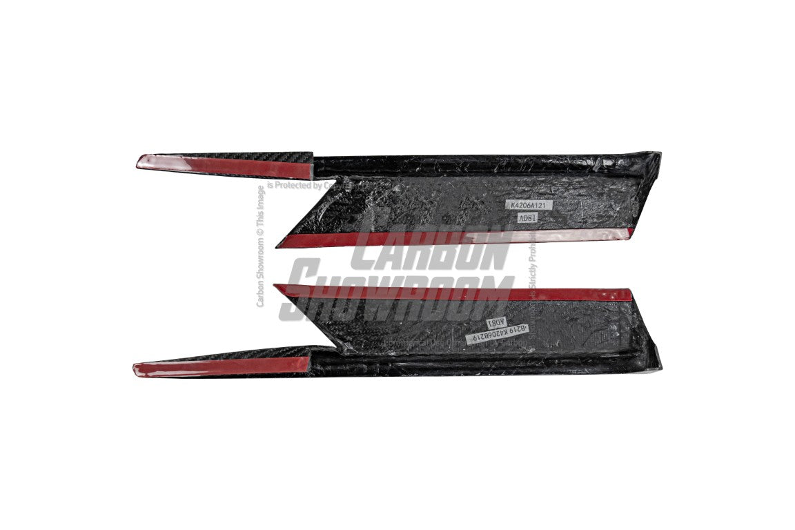 Audi S4 B9.5 2020 2021 2022 2023 2024 with Aftermarket Parts - V3 Rear Diffuser & Canards Pre-preg Carbon Fiber from Karbel Carbon