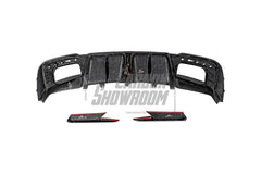 Audi S4 B9.5 2020 2021 2022 2023 2024 with Aftermarket Parts - V3 Rear Diffuser & Canards Pre-preg Carbon Fiber from Karbel Carbon