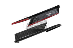 Audi S4 B9.5 2020 2021 2022 2023 2024 with Aftermarket Parts - V3 Rear Diffuser & Canards Pre-preg Carbon Fiber from Karbel Carbon