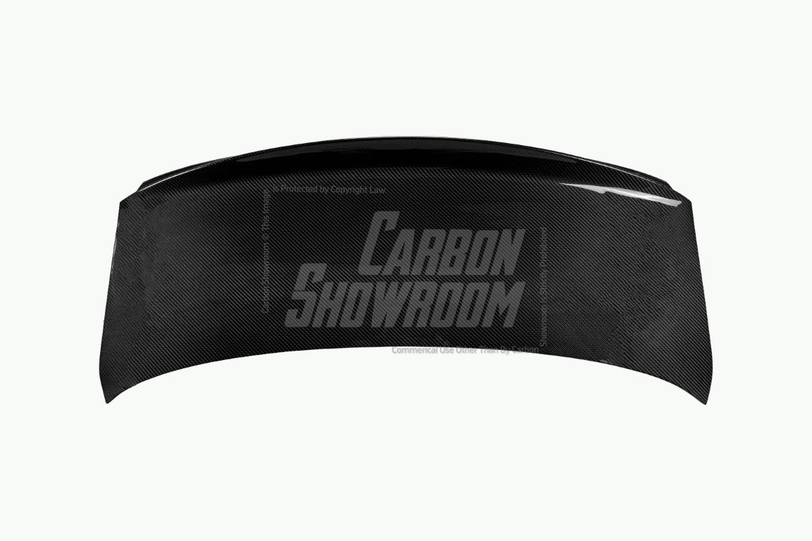 Audi S4 A4 B9 / B9.5  2017 2018 2019 2020 2021 2022 2023 2024 with Aftermarket Parts - Rear Trunk Lid Pre-preg Double-sided Carbon Fiber from Karbel Carbon