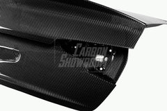 Audi S4 A4 B9 / B9.5  2017 2018 2019 2020 2021 2022 2023 2024 with Aftermarket Parts - Rear Trunk Lid Pre-preg Double-sided Carbon Fiber from Karbel Carbon