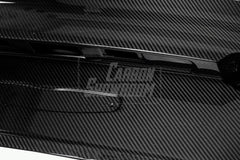 Audi S4 A4 B9 / B9.5  2017 2018 2019 2020 2021 2022 2023 2024 with Aftermarket Parts - Rear Trunk Lid Pre-preg Double-sided Carbon Fiber from Karbel Carbon