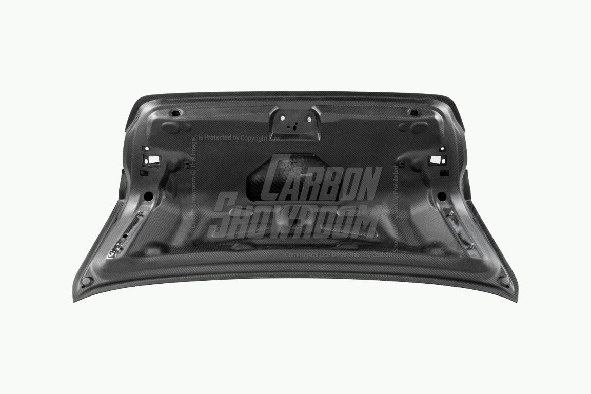 Audi S4 A4 B9 / B9.5  2017 2018 2019 2020 2021 2022 2023 2024 with Aftermarket Parts - Rear Trunk Lid Pre-preg Double-sided Carbon Fiber from Karbel Carbon
