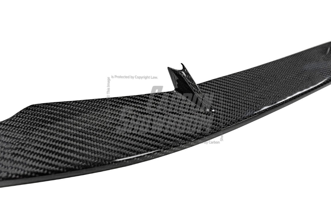 Audi S4 A4 S-line (with s-line bumper, does not fit base model) B9.5 2020-ON with Aftermarket Parts - Front Lip Pre-preg Carbon Fiber from Karbel Carbon