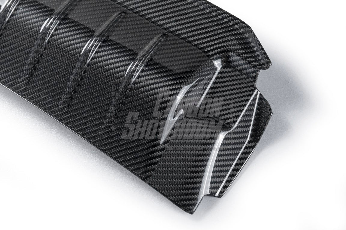 Audi S4 A4 S-line (with s-line bumper, does not fit base model) B9.5 2020 2021 2022 2023 2024 with Aftermarket Parts - Radiator Cooling Plate Pre-preg Carbon Fiber from Karbel Carbon