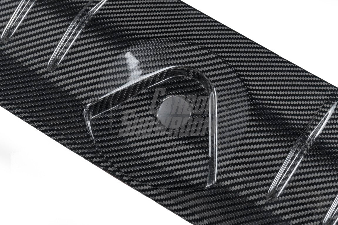 Audi S4 A4 S-line (with s-line bumper, does not fit base model) B9.5 2020 2021 2022 2023 2024 with Aftermarket Parts - Radiator Cooling Plate Pre-preg Carbon Fiber from Karbel Carbon