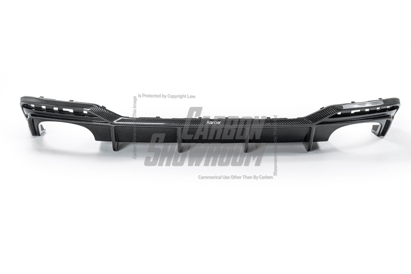 Audi S5 A5 (with S-bumper, does not base model) B9.5 2020 2021 2022 2023 2024 Early 2025 with Aftermarket Parts - Rear Diffuser Pre-preg Carbon Fiber from Karbel Carbon