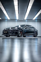 Audi S5 A5 B9.5 2020 2021 2022 2023 2024 Early 2025 With Aftermarket Parts - Side Skirts Extensions Dry Pre-preg Carbon Fiber from Karbel Carbon