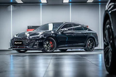 Audi S5 A5 B9.5 2020 2021 2022 2023 2024 Early 2025 With Aftermarket Parts - Side Skirts Extensions Dry Pre-preg Carbon Fiber from Karbel Carbon