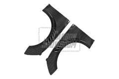 Audi S5 A5 B9 2017 2018 2019 with Aftermarket Parts - Front Fenders Pre-preg Carbon Fiber from Karbel Carbon