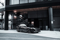 Audi S5 A5 (with s-line bumper, does not base model) B9.5 2020-ON with Aftermarket Parts - V1 Style Front Lip Pre-preg Carbon Fiber from Karbel Carbon