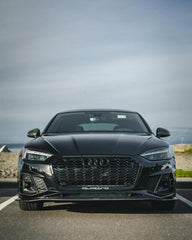 Audi S5 A5 (with s-line bumper, does not base model) B9.5 2020 2021 2022 2023 2024 with Aftermarket Parts - Upper Valences Carbon Fiber from Karbel Carbon