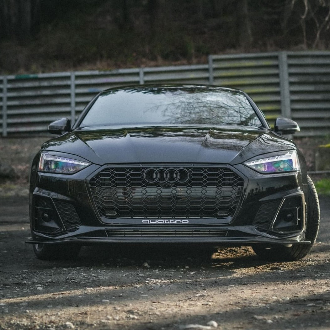 Audi S5 A5 (with s-line bumper, does not base model) B9.5 2020 2021 2022 2023 2024 with Aftermarket Parts - Upper Valences Carbon Fiber from Karbel Carbon