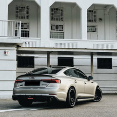 Audi S5 A5 (with s-line bumper, does not base model) B9 2017 2018 2019 with Aftermarket Parts - Rear Diffuser Pre-preg Carbon Fiber from Karbel Carbon