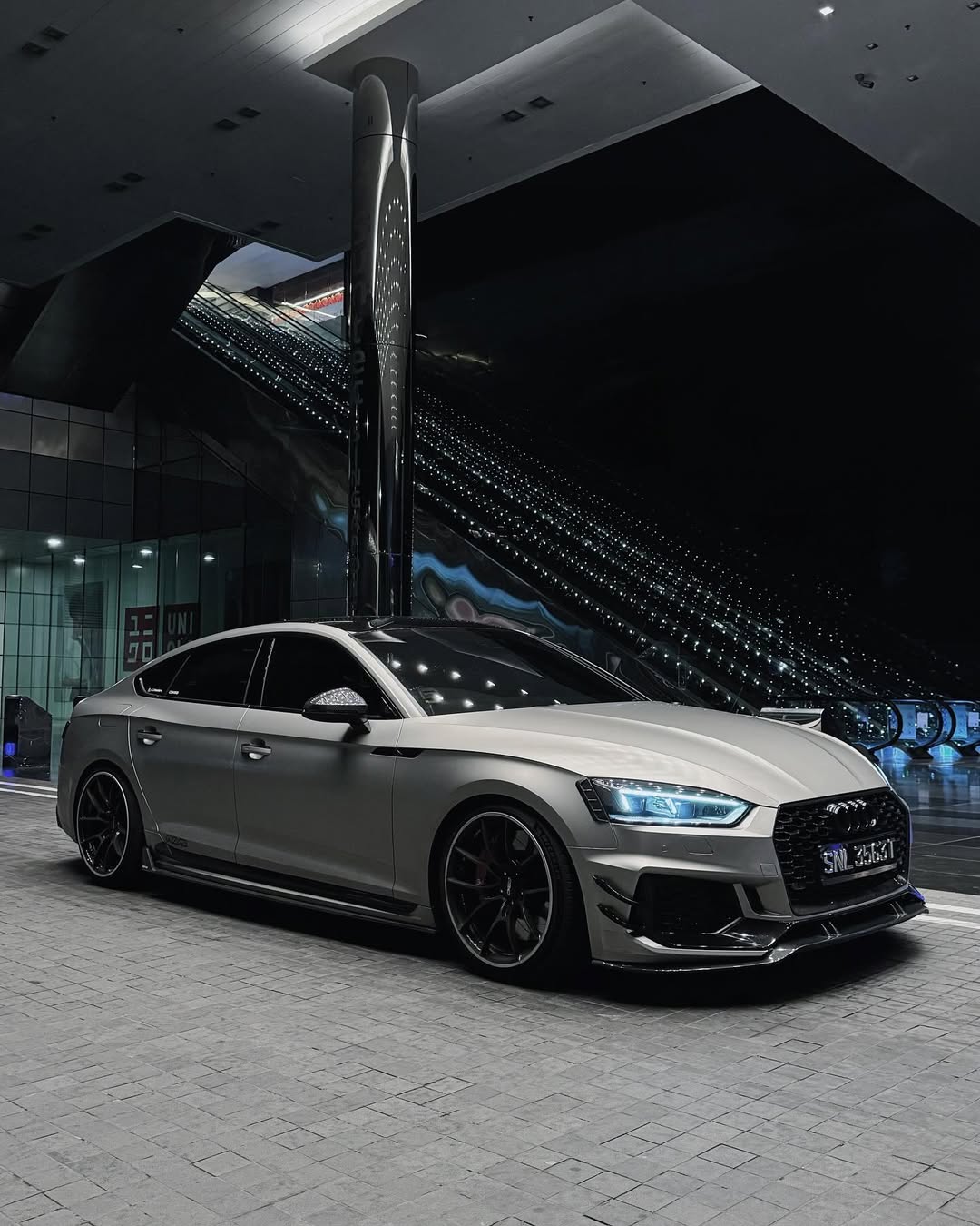 Audi RS5 S5 A5 B9 2017 2018 2019 with Aftermarket Parts - Side Skirts Pre-preg Carbon Fiber from Karbel Carbon
