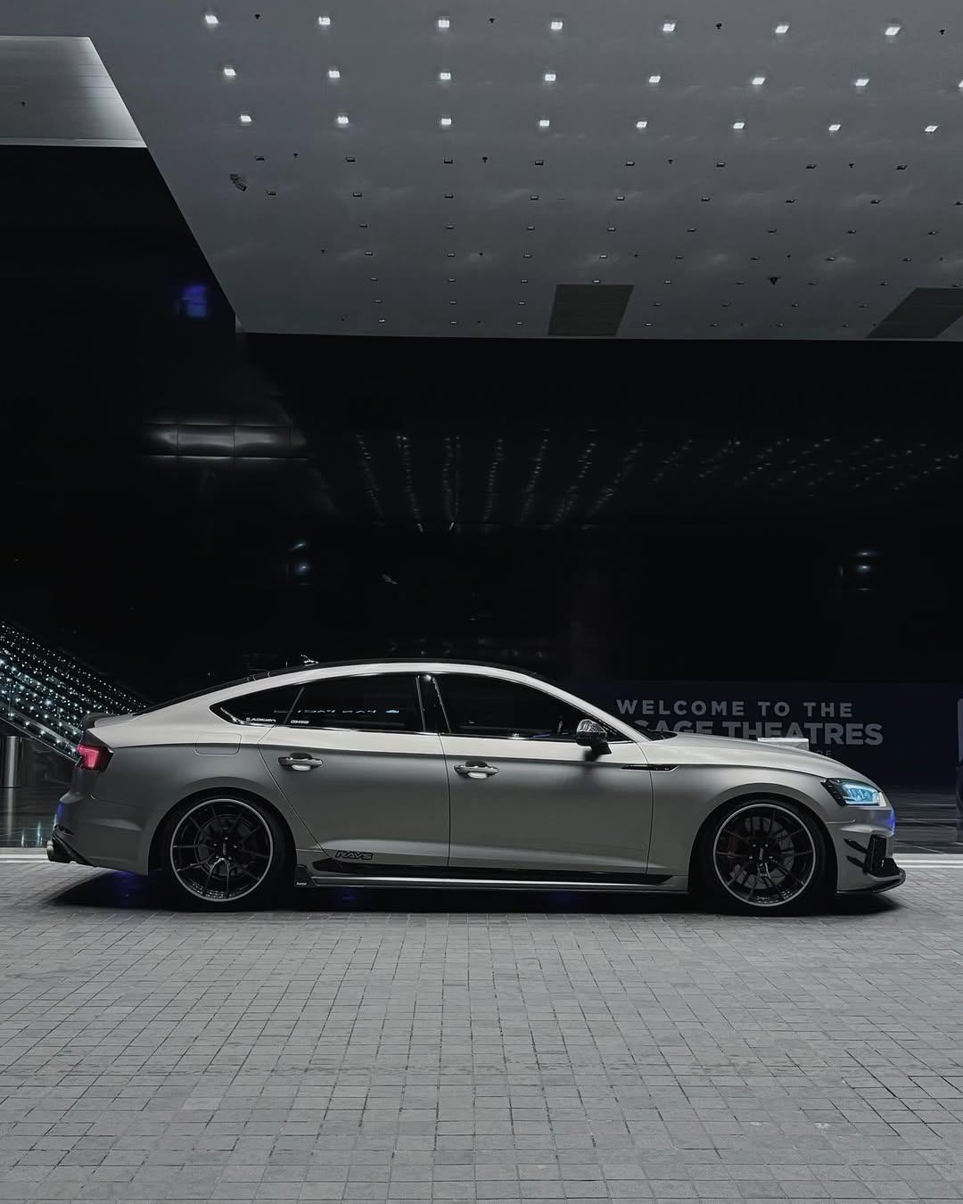 Audi RS5 S5 A5 B9 2017 2018 2019 with Aftermarket Parts - Side Skirts Pre-preg Carbon Fiber from Karbel Carbon