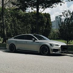 Audi RS5 S5 A5 B9 2017 2018 2019 with Aftermarket Parts - Side Skirts Pre-preg Carbon Fiber from Karbel Carbon