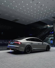 Audi S5 A5 (with s-line bumper, does not base model) B9 2017 2018 2019 with Aftermarket Parts - Rear Diffuser Pre-preg Carbon Fiber from Karbel Carbon
