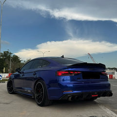 Audi RS5 S5 A5 B9 2017 2018 2019 with Aftermarket Parts - Side Skirts Pre-preg Carbon Fiber from Karbel Carbon