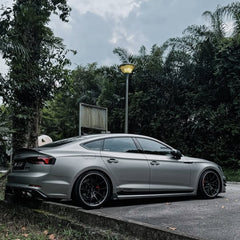 Audi RS5 S5 A5 B9 2017 2018 2019 with Aftermarket Parts - Side Skirts Pre-preg Carbon Fiber from Karbel Carbon