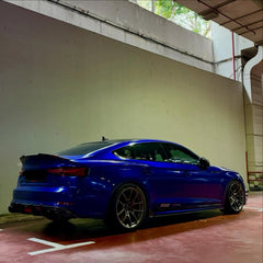 Audi RS5 S5 A5 B9 2017 2018 2019 with Aftermarket Parts - Side Skirts Pre-preg Carbon Fiber from Karbel Carbon