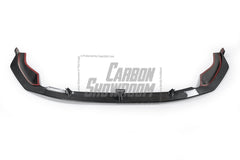 Audi S5 A5 (with S-bumper, does not base model) B9.5 2020 2021 2022 2023 2024 Early 2025 with Aftermarket Parts - V2 Style Front Lip Pre-preg Carbon Fiber from Karbel Carbon