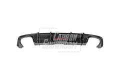 Audi S5 A5 (with s-line bumper, does not base model) B9 2017 2018 2019 with Aftermarket Parts - Rear Diffuser Pre-preg Carbon Fiber from Karbel Carbon