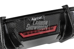 Audi S5 A5 (with s-line bumper, does not base model) B9 2017 2018 2019 with Aftermarket Parts - Rear Diffuser Pre-preg Carbon Fiber from Karbel Carbon