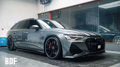 Audi S6 / A6 Avant / A6 C7.5 2016 2017 2018 with Aftermarket Parts - Side Skirts Pre-preg Carbon Fiber from Karbel Carbon