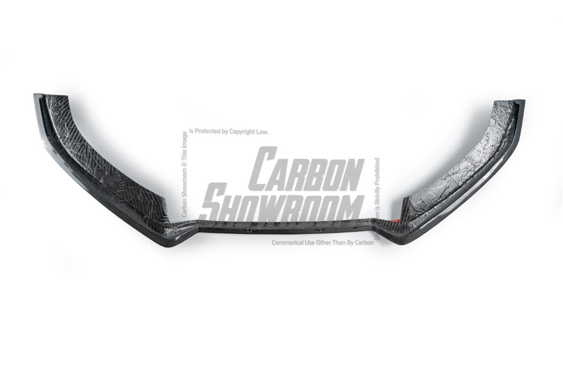 Audi S6 / A6 Avant / A6 S-Line (with s-line bumper, does not base model) C7.5 2016 2017 2018 with Aftermarket Parts - Front Lip Pre-preg Carbon Fiber from Karbel Carbon