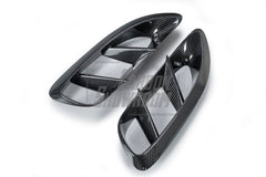 Porsche 718 Cayman / Boxster / GTS 2017-ON with Aftermarket Parts - Side Vents Pre-preg Carbon Fiber from Karbel Carbon