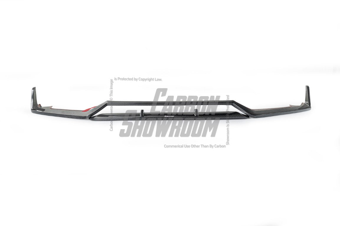 Audi S6 / A6 Avant / A6 S-Line (with s-line bumper, does not base model) C7.5 2016 2017 2018 with Aftermarket Parts - Front Lip Pre-preg Carbon Fiber from Karbel Carbon