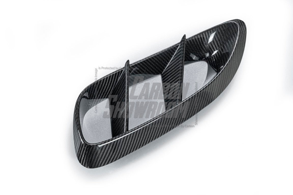 Porsche 718 Cayman / Boxster / GTS 2017-ON with Aftermarket Parts - Side Vents Pre-preg Carbon Fiber from Karbel Carbon