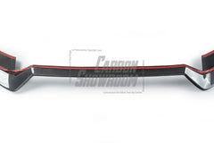 Audi S6 / A6 Avant / A6 S-Line (with s-line bumper, does not base model) C7.5 2016 2017 2018 with Aftermarket Parts - Front Lip Pre-preg Carbon Fiber from Karbel Carbon